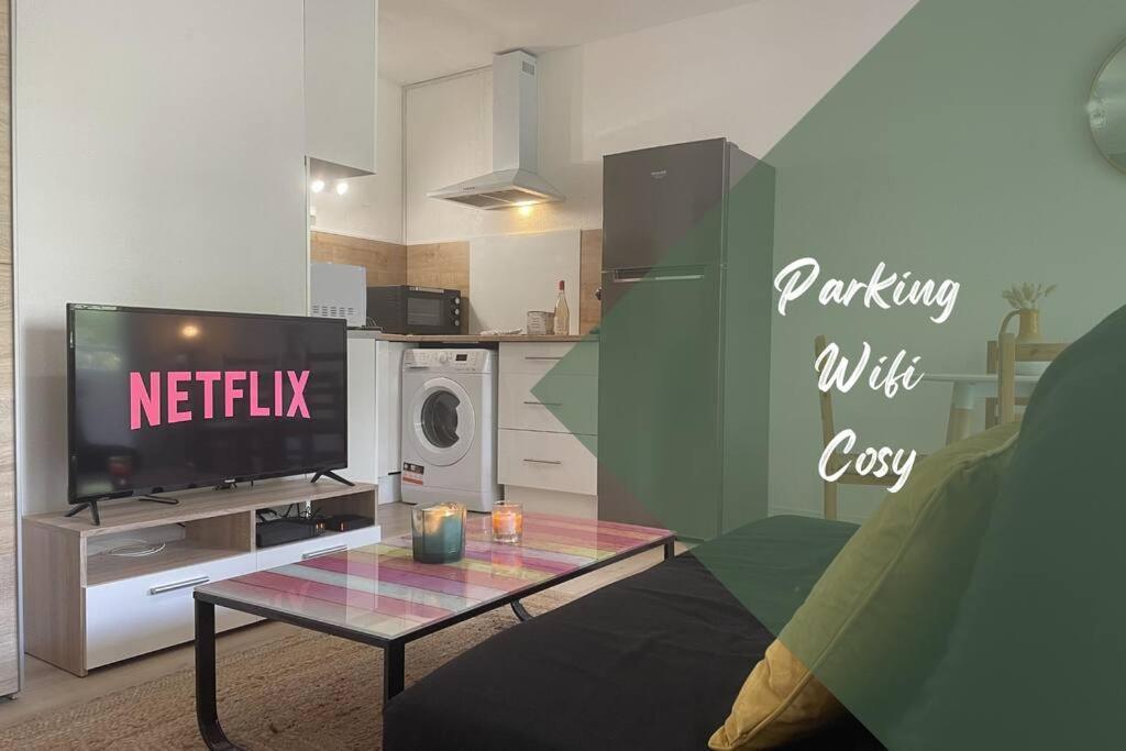 Studio Cosy - Balcon - Wifi - Free Parking Narbonne Eksteriør bilde