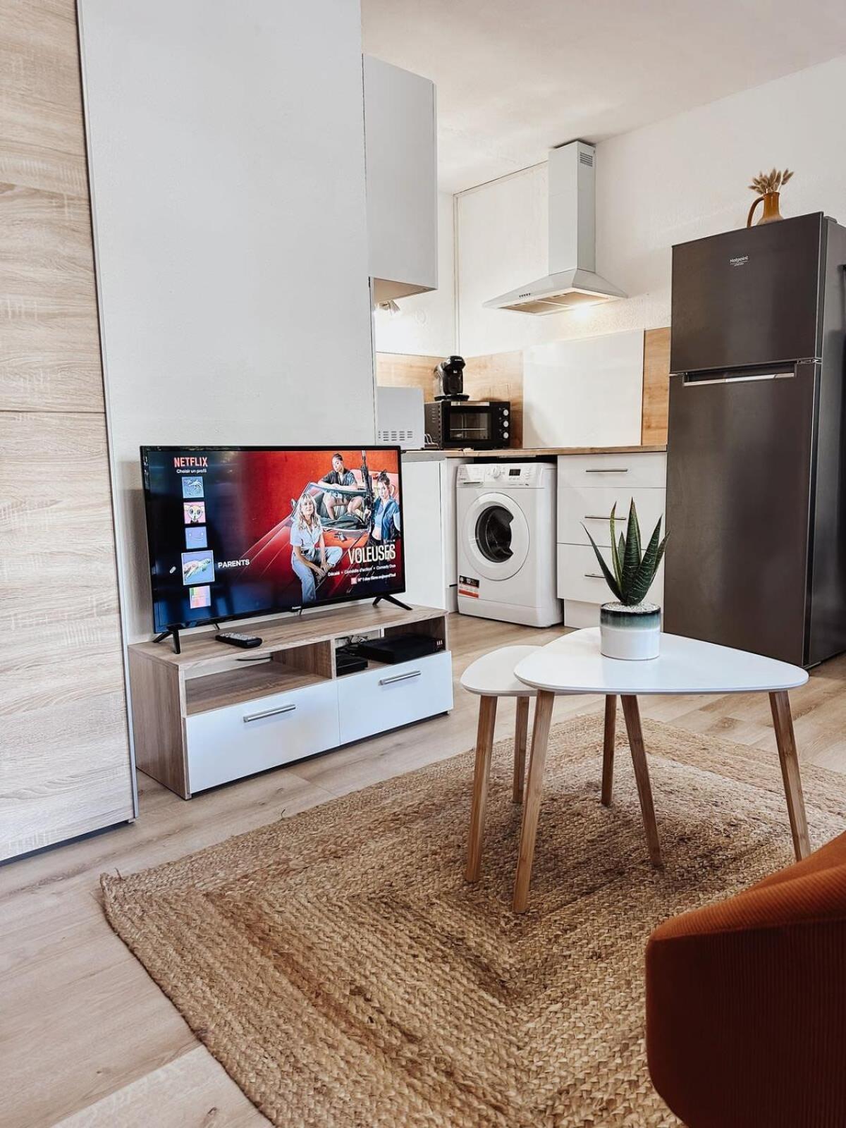 Studio Cosy - Balcon - Wifi - Free Parking Narbonne Eksteriør bilde